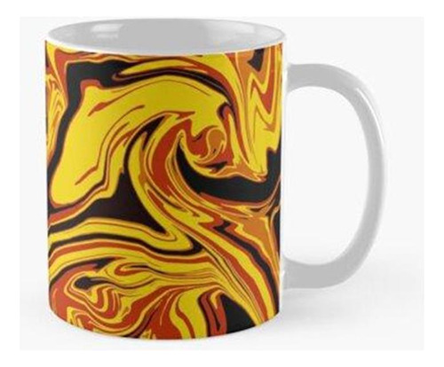 Taza Mezcla Fluida De Arte. Pintura De Mezcla Abstracta Cali