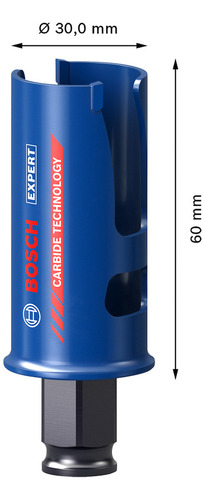 Serra Copo Bosch Expert Construction Material 30 Mm, 1 3/16