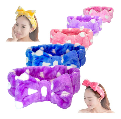 Imagem 4 de 4 de Faixa Laço Maquiagem Makeup Toalha Tiara Cabelo Rosto Limpo