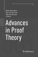 Libro Advances In Proof Theory - Reinhard Kahle