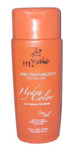 Shampoo Hydracolor Keratina Hidrolizada Sin Sal Mystic 400ml