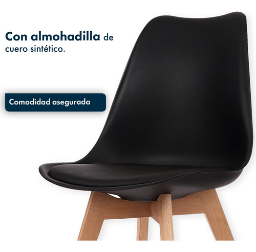 Silla De Comedor Tulip Eames Con Almohadon Gardenlife