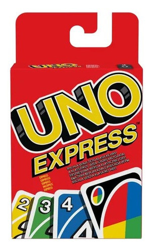 Juego De Cartas Uno Express Familiar Original Mattel