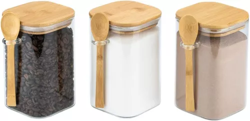  Tarros de vidrio con tapa de succión de 0.12 oz (64 por caja) -  MJ-GJSL64 : Hogar y Cocina