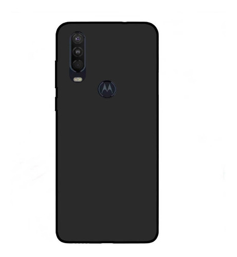 Funda Tpu Fibra Carbono Rugged Para Motorola Moto One Action