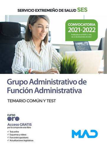 Libro Grupo Administrativo Servicio Extremeã¿o Salud Ses ...