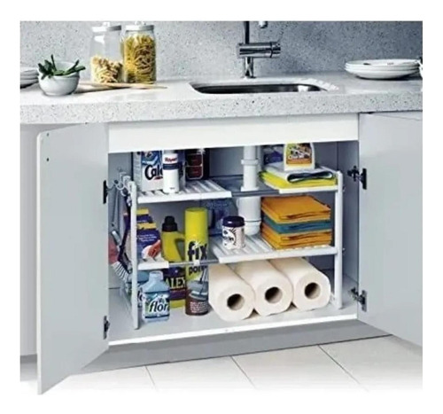 Organizador Multifuncional Cocina Hogar Repisa Ajustable