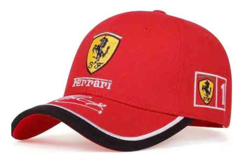 Gorra Deportiva Fer Color Rojo Adulto Ajustable