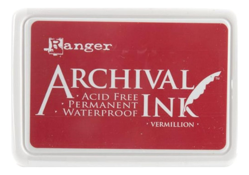 Ranger Aip30461 Archival Inkpad Vermillion