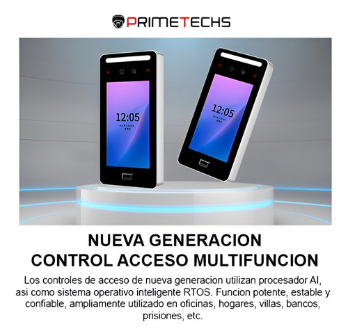 Control De Acceso Facial Wfi Tuya Rfid Codigo App Apertura