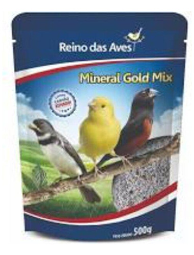 Mineral Gold Mix 500gr - Reino Das Aves