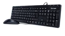 Comprar Kit Vorago Km-104 Teclado Y Mouse Alambrico Multimedia Usb