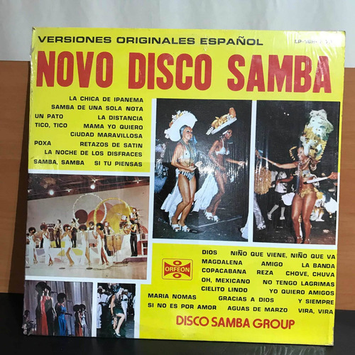 Disco Lp Disco Samba Club Novo Disco Samba (Usado)