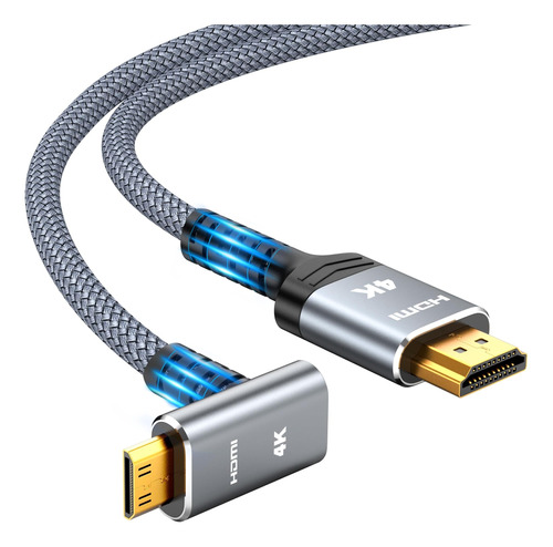 Mini Cable Hdmi A Hdmi De 6 Pies, 18 Gbps Velocidad 4k 60 Hz