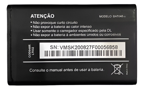 Flex Carga Bateria Dl Bat048 Compativel Para Positivo Bt-p26