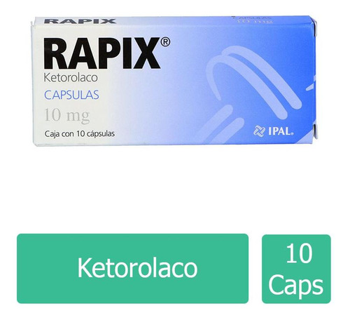 Rapix 10 Mg Caja Con 10 Cápsulas