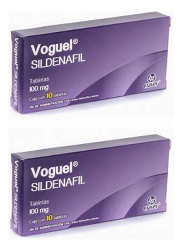 Voguel Sildenafil 100mg 2 Cajas C/10 Tab