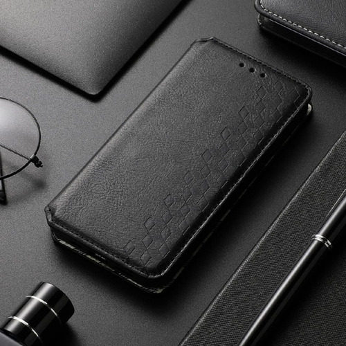 Funda De Piel Para Samsung A03 A13 A23 A33 A53 A73 A12 A22 A32 A52, Moderna Funda Magnética A Cuadros Con Ranura Para Tarjetas