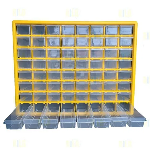 Organizador Caixa Multiuso Vonder Pl stico 64 Gavetas