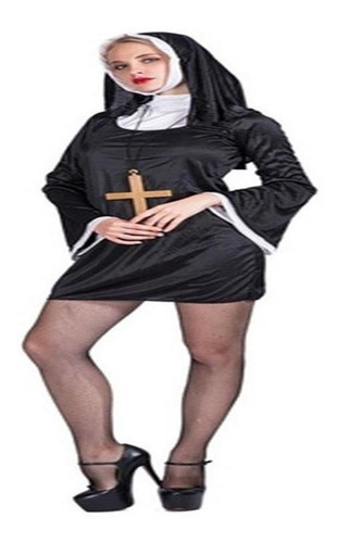 Disfraz De Halloween De Monja Sexy Para Mujer