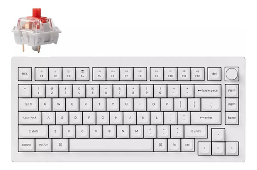 Teclado Mecánico Keychron V1 Fully Assembled Knob Red Switch