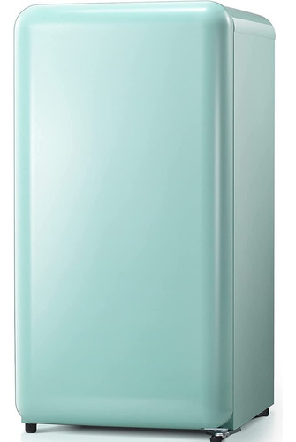 Refrigerador Con Congelador De 3.2ft3 Color Verde Lhriver  