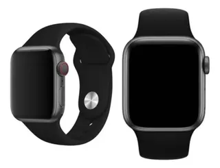 Pulseira Para Apple Watch Serie 8 + Película 3d 41mm 45mm Cor Preto Largura 41 mm