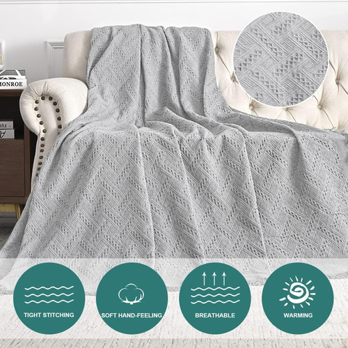 Mysky Home Funda De Sofá Gris Claro Para Sofá De 3 Plazas, F