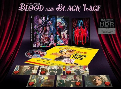 4k Ultra Hd Blu-ray Blood And Black Lace / Subtitulos Ingles