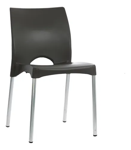 Silla de comedor Garden Life Boston color negro