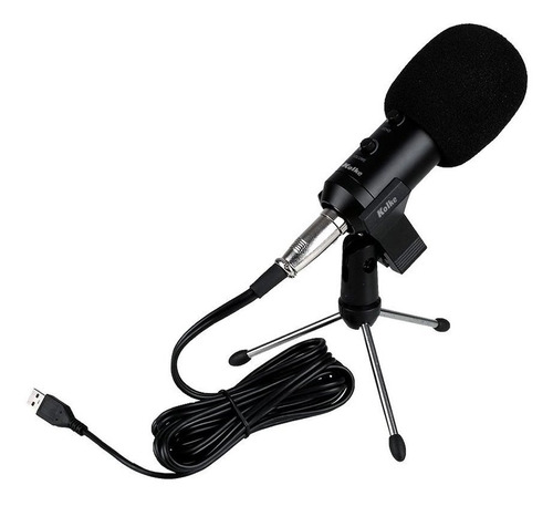 Micrófono Condensador Kolke Trípode Y Antipop (espuma) Loi