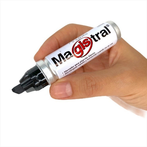 Marcador Para Pizarrón Blanco Magistral Aluminio C/ 4 Piezas