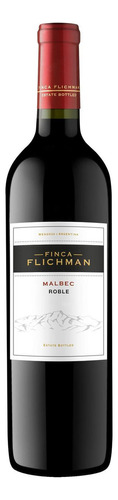 Caja De 12 Vino Tinto Finca Flichman Roble Malbec 750 Ml