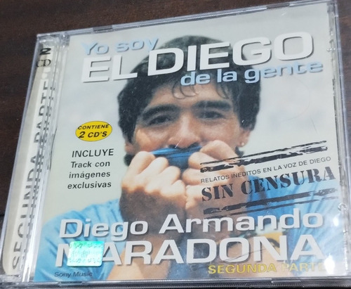 Diego Maradona Cd Yo Soy El Diego De La Gente Segunda Parte 