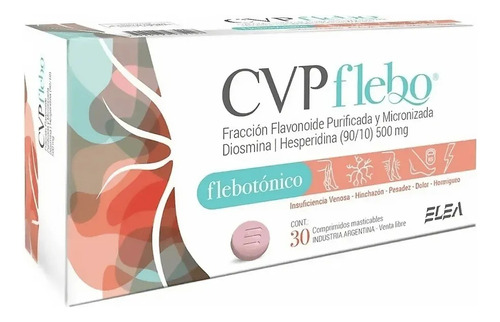 Cvp Flebo Flebotónico X 30 Comprimidos Masticables