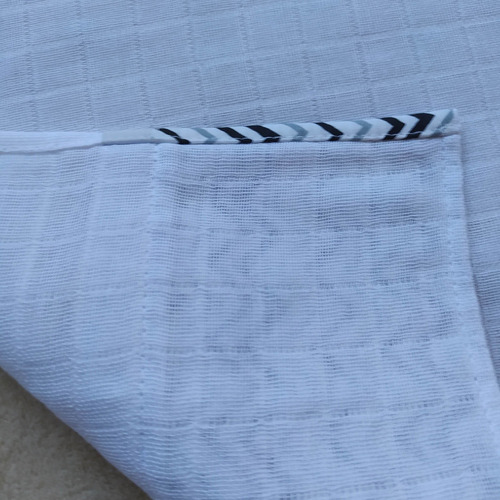 Kit 3 Fraldinhas De Boca Bebê Zigzag Pronta Entrega