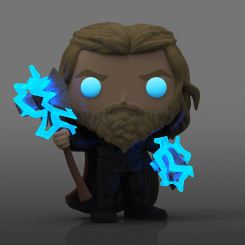 Thor Con Trueno Glow Chase Exclusivo End Game Por Funko Pop