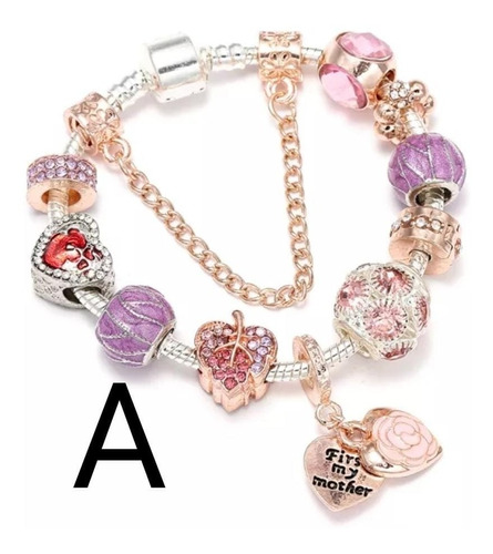 Pulsera Joyeria Para  Dama  Con Charms En Moda