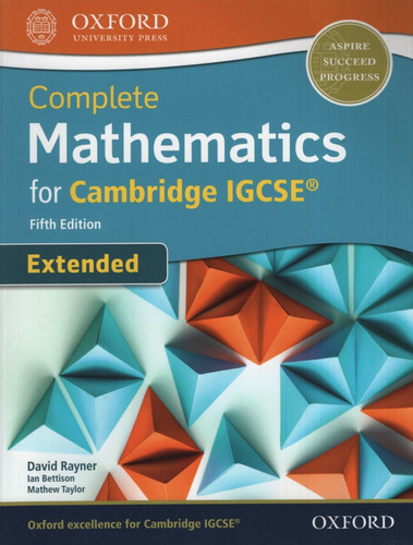 Complete Mathematics For Cambridge Igcse Extended (5th.ed.)