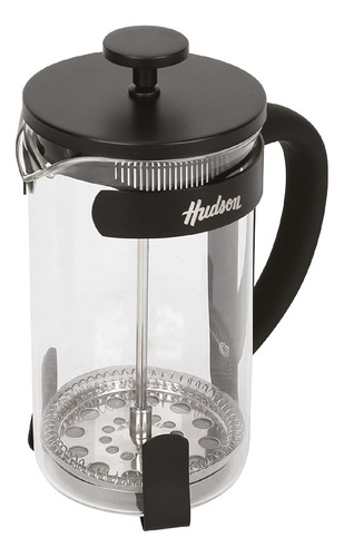 Hudson French Press Cafetera Y Tetera, 9 Tazas, Negro