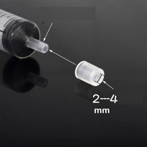 Adaptador Jeringa Decant Muestra Perfumes Extractor X10 Uni Blanco