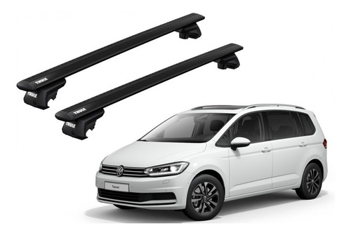 Barras Thule Volkswagen Cross Touran 06- Re / Wing Evo Black