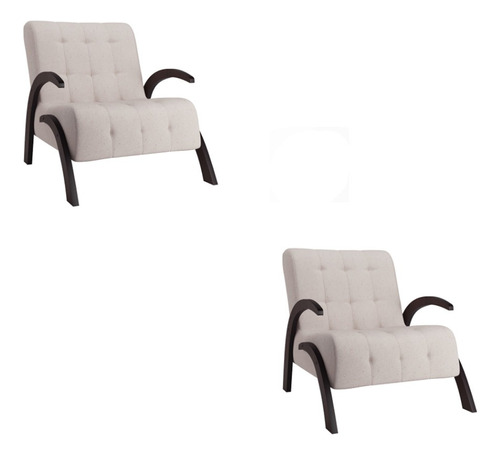 Butacas Sillon Sofa 1 Cuerpo Living Comedor Flower Lino 2