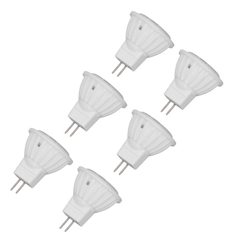 Bombilla Led Mr11 De 4 W, Gu4, De Doble Pin, Regulable, 6 Un