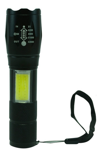 Linterna Tactica Led Recargable X Usb Con Zoom