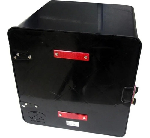 Caja Reparto Delivery Pizza Super Negra 41x41x41 Rpm1240