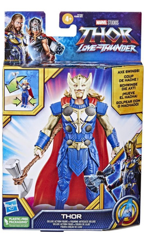 Figura De Acción Thor Love And Thunder Marvel Studios Hasbro