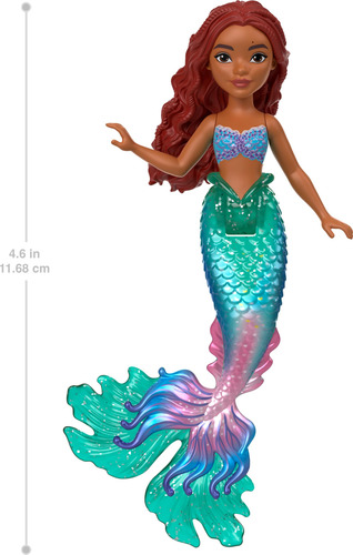 Muñeca Pequeña Ariel De La Sirenita De Toy Disney Con Cola