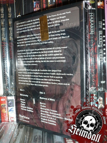 Madness Of Many + Monstrosity Digipack 2 Dvd Gore Snuff Nekr