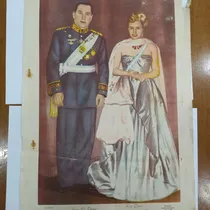 Comprar Antigua Lámina Peronismo Eva Y Perón Década Del 50